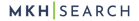 MKH Search Logo in grey and white