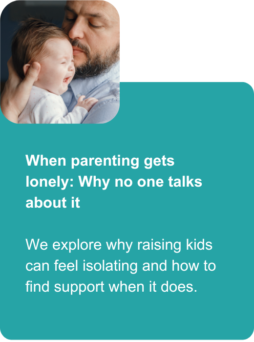 When parenting gets lonely: Why no one talks about it