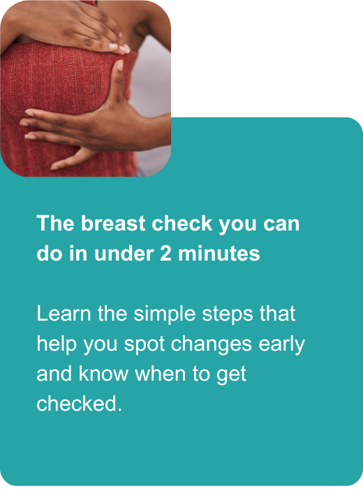 The breast check you can do in under 2 minutes