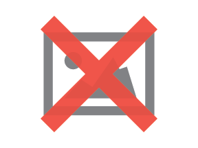 Image shows an icon of a grey box with a red x superimposed on top